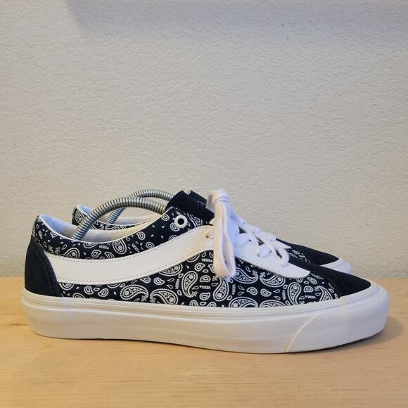 Vans Bold Ni 'Bandana Dress Blues' VN0A5DYAI9X Mens Size 10 No Box Blue Rag Rare - Picture 1 of 9